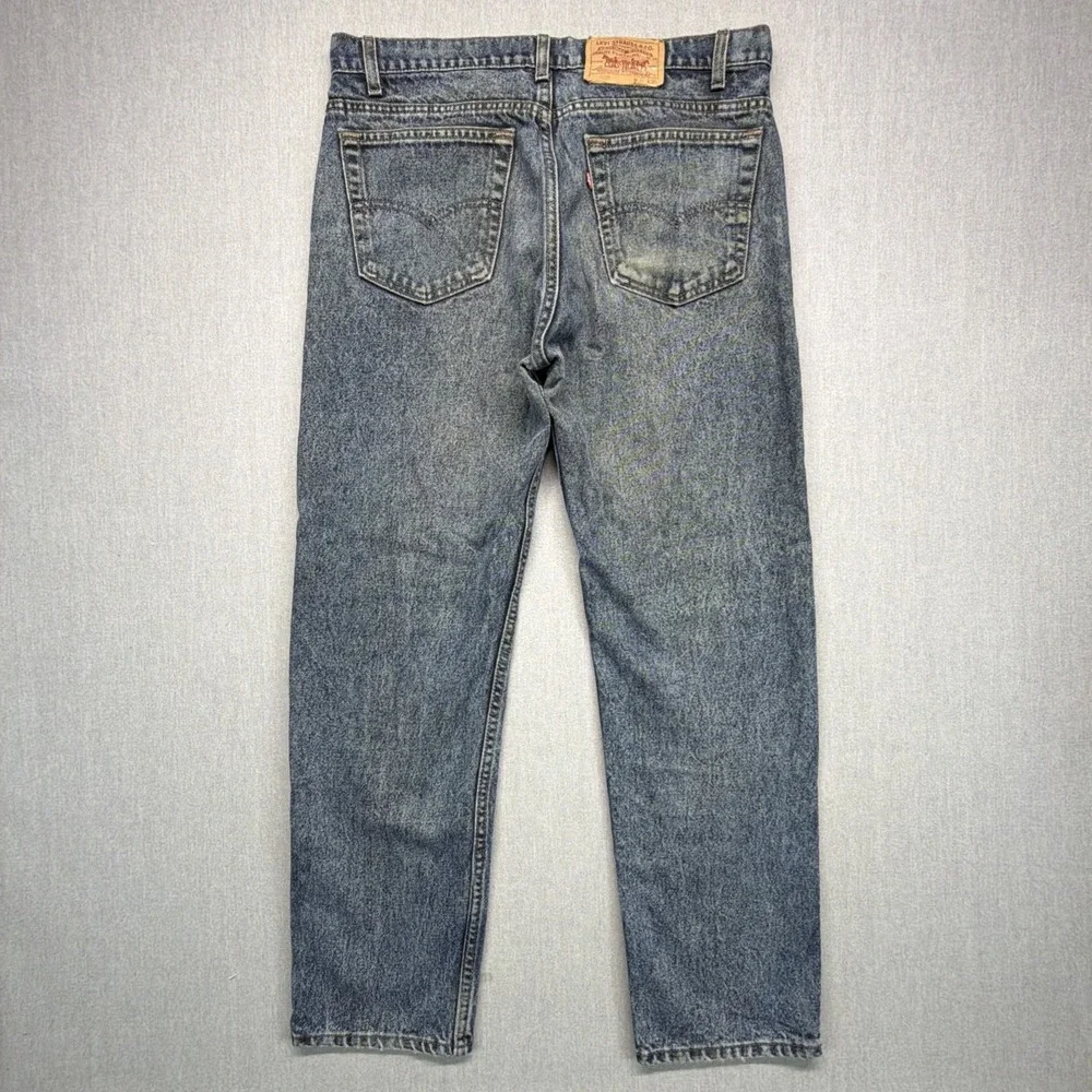 Vintage 80s Levi's 505 Jeans Mens 36x30 (Fits 34x29) USA Made 505 Blue 1985